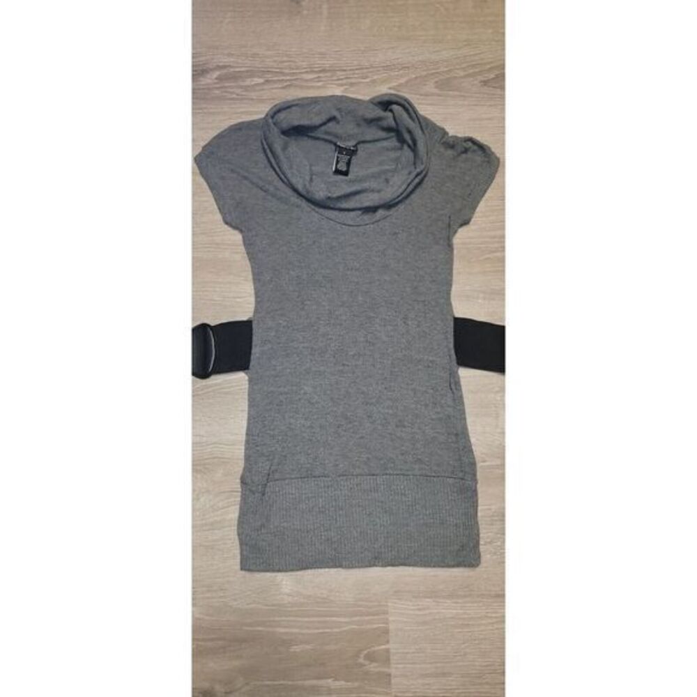 Rue 21 Women's Gray Belted Sweater Dress Size Size Small